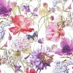 Decoupage Paper Napkins - Floral Poem
