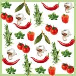 Decoupage Paper Napkins - Italian Vegetables