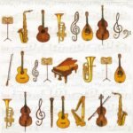 Decoupage Paper Napkins - Orchestra