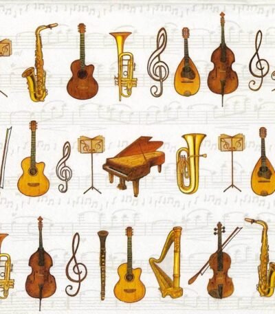 Decoupage Paper Napkins - Orchestra