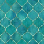 Decoupage Paper Napkins - Gold Tile