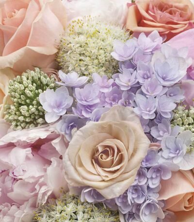 Decoupage Paper Napkins - Pastelcolour Bunch of Summer Flowers