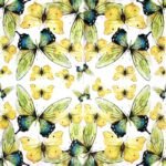Decoupage Paper Napkins - Green Butterflies