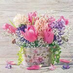 Decoupage Paper Napkins - Pastel Spring Flowers