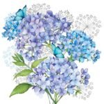 Decoupage Paper Napkins - Hydrangea Provencale
