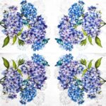 Decoupage Paper Napkins - Hydrangea Provencale
