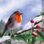 Decoupage Paper Napkins - Robin Berry