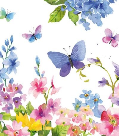 Decoupage Paper Napkins - Blue Spring
