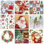 Decoupage Paper Napkins - Set3 (9 Sheets)