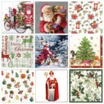 Decoupage Paper Napkins - Set5 (9 Sheets)