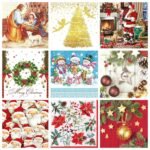 Decoupage Paper Napkins - Set 6 (9 Sheets)