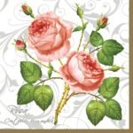 Decoupage Paper Napkins - Rosa Centifolia