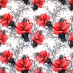 Decoupage Paper Napkins - Two Amaryllis Red