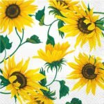 Decoupage Paper Napkins - Last Scent of Summer Sunflower