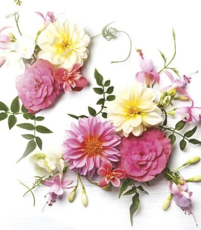 Decoupage Paper Napkins - Delicate Flowers Composition