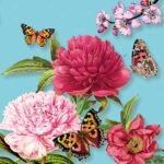 Decoupage Paper Napkins - Peonien Petrol