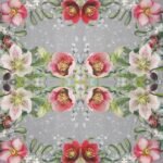 Decoupage Paper Napkins - Helleborus Orientalis Grey