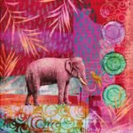 Decoupage Paper Napkins - Elephant India