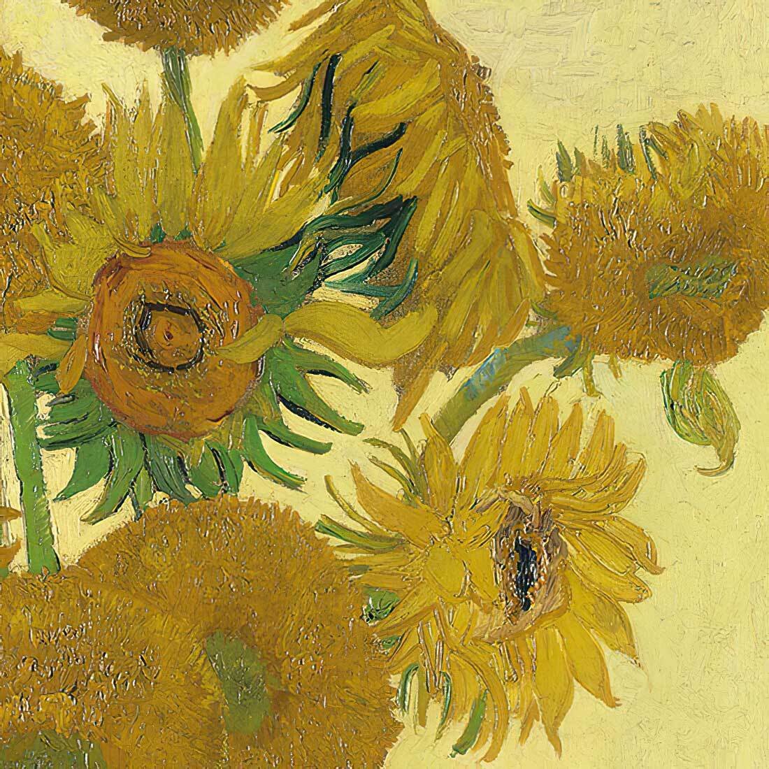 Decoupage Paper Napkins - Van Gogh Sunflower - The Tissue Store Decoupage Paper Napkins - Van Gogh Sunflower