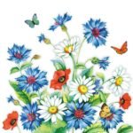 Decoupage Paper Napkins - Cornflower