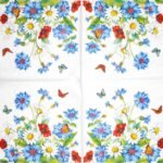 Decoupage Paper Napkins - Cornflower