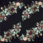 Decoupage Paper Napkins - Eucalyptus Black