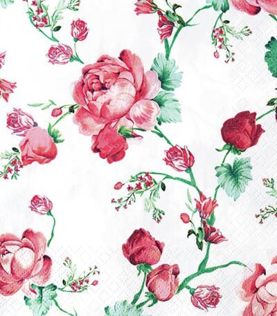 Decoupage Paper Napkins - Cottage Roses