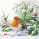 Decoupage Paper Napkins - Robin