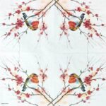 Decoupage Paper Napkins - Birdy Robin