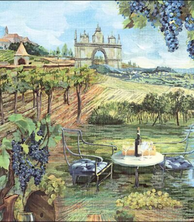 Decoupage Paper Napkins - Vineyard