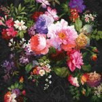 Decoupage Paper Napkins - Roses on Velvet-