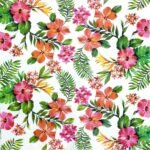Decoupage Paper Napkins - Hawaiian Flowers