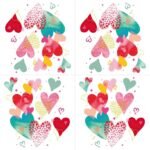 Decoupage Paper Napkins - With Love White
