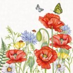 Decoupage Paper Napkins - Summertime White