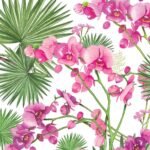 Decoupage Paper Napkins - Orchids & Palms