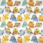 Decoupage Paper Napkins - Crazy Owls