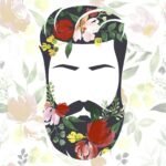 Decoupage Paper Napkins - Beard n Flowers