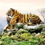 Decoupage Paper Napkins - Tigers