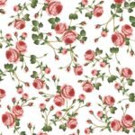 Decoupage Paper Napkins - Small Roses White