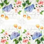Decoupage Paper Napkins - Fleurs De Jardin
