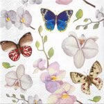 Decoupage Paper Napkins - Orchidea Butterfly