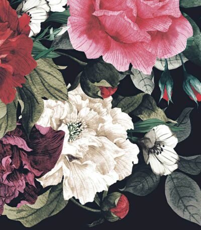 Decoupage Paper Napkins - Painted Baroque Bouquet