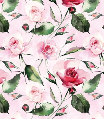 Decoupage Paper Napkins - Powdery Roses Pink