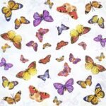 Decoupage Paper Napkins - Butterfly Wallpaper