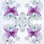 Decoupage Paper Napkins - Butterfly Pattern