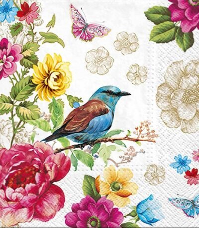 Decoupage Paper Napkins - Birds of Paradise