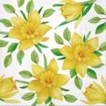 Decoupage Paper Napkins - Daffodils in Bloom