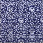 Decoupage Paper Napkins - Wallpaper Pattern Warm Navy OFS