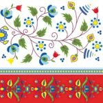 Decoupage Paper Napkins - Kashubian Embroidery