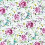 Decoupage Paper Napkins - Embroidery Flowers and Butterflies